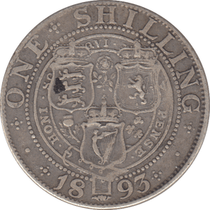 1893 SHILLING ( GF ) - SHILLING - Cambridgeshire Coins