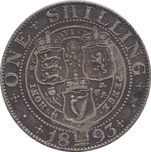 1893 SHILLING ( GF ) - SHILLING - Cambridgeshire Coins