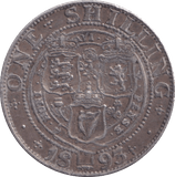 1893 SHILLING ( GVF ) - SHILLING - Cambridgeshire Coins
