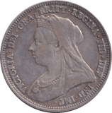 1893 SHILLING ( GVF ) - SHILLING - Cambridgeshire Coins