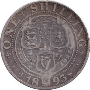 1893 SHILLING ( NF ) - SHILLING - Cambridgeshire Coins