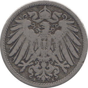 1893 SILVER GERMANY 10 PFENNIG - SILVER WORLD COINS - Cambridgeshire Coins
