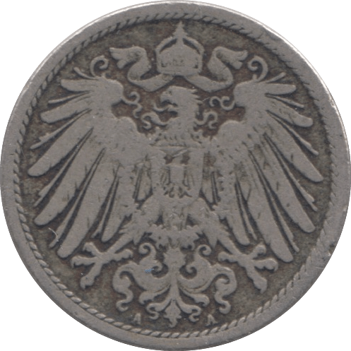 1893 SILVER GERMANY 10 PFENNIG - SILVER WORLD COINS - Cambridgeshire Coins