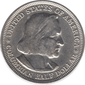 1893 SILVER HALF DOLLAR USA COLUMBIA - SILVER WORLD COINS - Cambridgeshire Coins