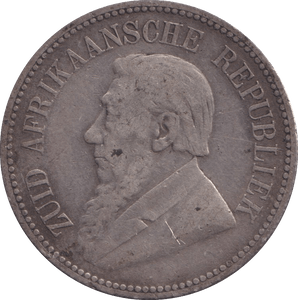 1893 SILVER TWO 1/2 SHILLING SOUTH AFRICA - SILVER WORLD COINS - Cambridgeshire Coins