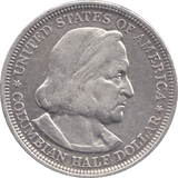 1893 SILVER USA COLUMBIAN HALF DOLLAR - SILVER WORLD COINS - Cambridgeshire Coins