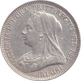 1893 SIXPENCE ( EF ) - SIXPENCE - Cambridgeshire Coins