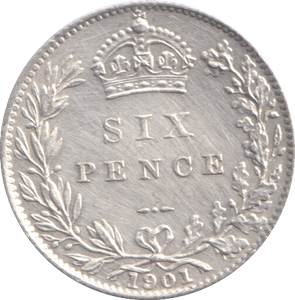 1893 SIXPENCE ( EF ) - SIXPENCE - Cambridgeshire Coins