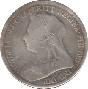 1893 SIXPENCE ( FAIR ) - SIXPENCE - Cambridgeshire Coins