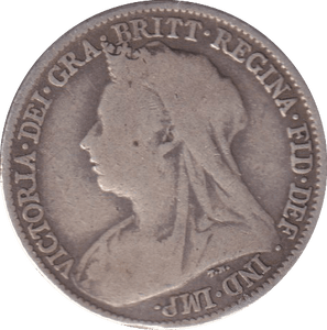 1893 SIXPENCE (FINE) - SIXPENCE - Cambridgeshire Coins