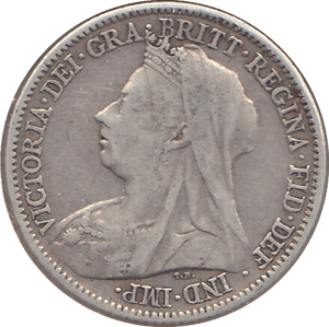 1893 SIXPENCE ( GF ) - SIXPENCE - Cambridgeshire Coins