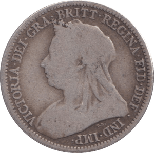 1893 SIXPENCE ( VF ) - SIXPENCE - Cambridgeshire Coins
