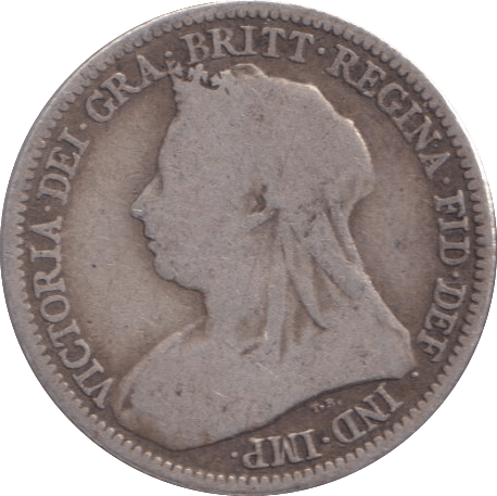 1893 SIXPENCE ( VF ) - SIXPENCE - Cambridgeshire Coins