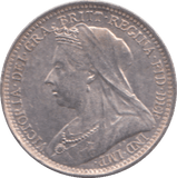 1893 THREEPENCE ( AUNC ) - THREEPENCE - Cambridgeshire Coins