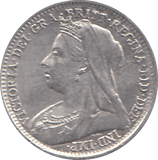 1893 THREEPENCE ( EF ) - THREEPENCE - Cambridgeshire Coins