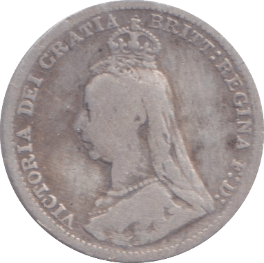 1893 THREEPENCE ( FINE ) - THREEPENCE - Cambridgeshire Coins