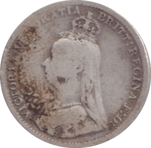 1893 THREEPENCE ( FINE ) - Threepence - Cambridgeshire Coins