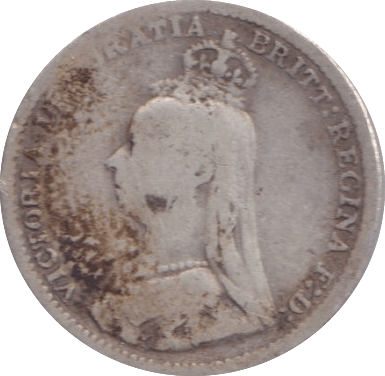 1893 THREEPENCE ( FINE ) - Threepence - Cambridgeshire Coins