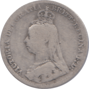 1893 THREEPENCE ( FINE ) - THREEPENCE - Cambridgeshire Coins