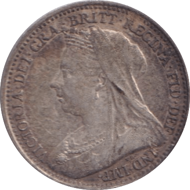 1893 THREEPENCE ( GVF ) - Threepence - Cambridgeshire Coins