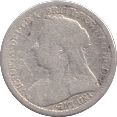 1893 THREEPENCE ( NF ) - THREEPENCE - Cambridgeshire Coins