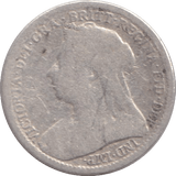 1893 THREEPENCE ( NF ) - THREEPENCE - Cambridgeshire Coins