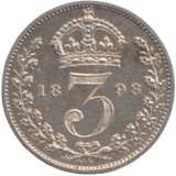 1893 THREEPENCE ( PROOF ) - THREEPENCE - Cambridgeshire Coins
