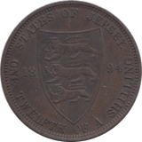 1894 1/12 SHILLING JERSEY - WORLD COINS - Cambridgeshire Coins