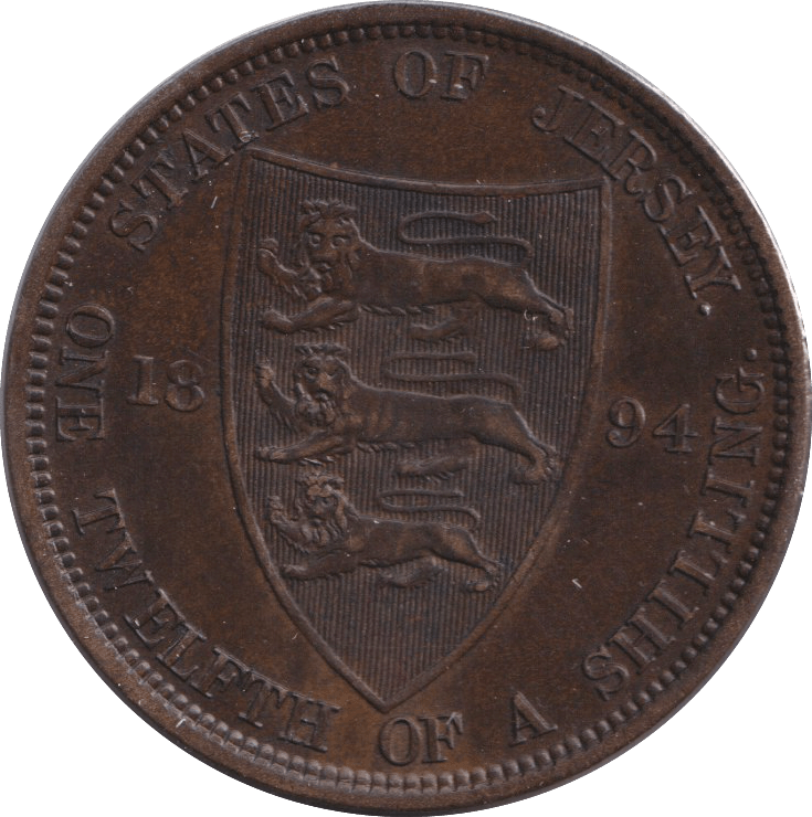 1894 1/12 SHILLING - PENNY - Cambridgeshire Coins
