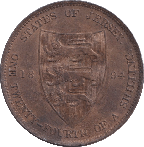 1894 1/24 SHILLING JERSEY - WORLD COINS - Cambridgeshire Coins