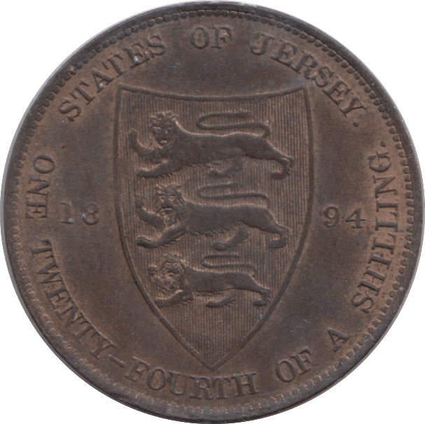 1894 1/24 SHILLING JERSEY - WORLD COINS - Cambridgeshire Coins