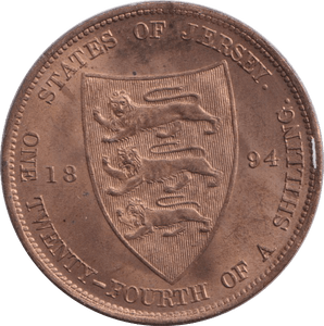 1894 1/24 SHILLING - PENNY - Cambridgeshire Coins