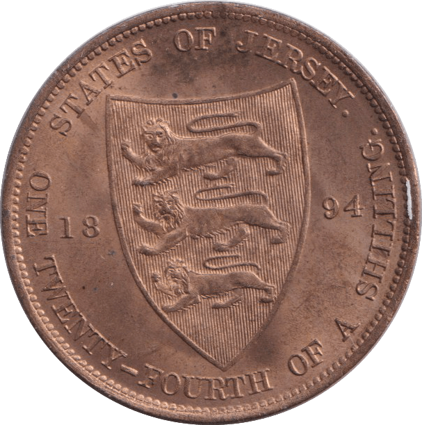 1894 1/24 SHILLING - PENNY - Cambridgeshire Coins