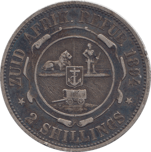 1894 2 SHILLINGS SOUTH AFRICA - WORLD COINS - Cambridgeshire Coins