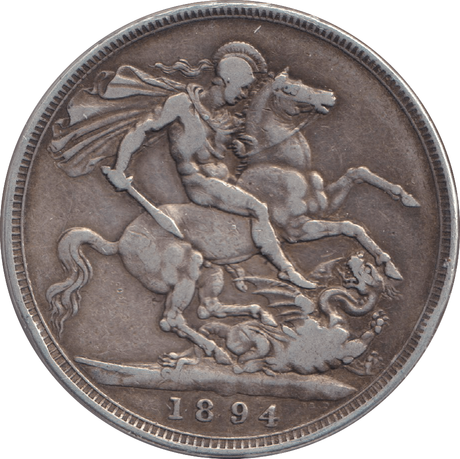 1894 CROWN ( FINE ) - CROWN - Cambridgeshire Coins
