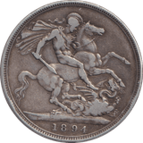 1894 CROWN ( FINE ) - CROWN - Cambridgeshire Coins