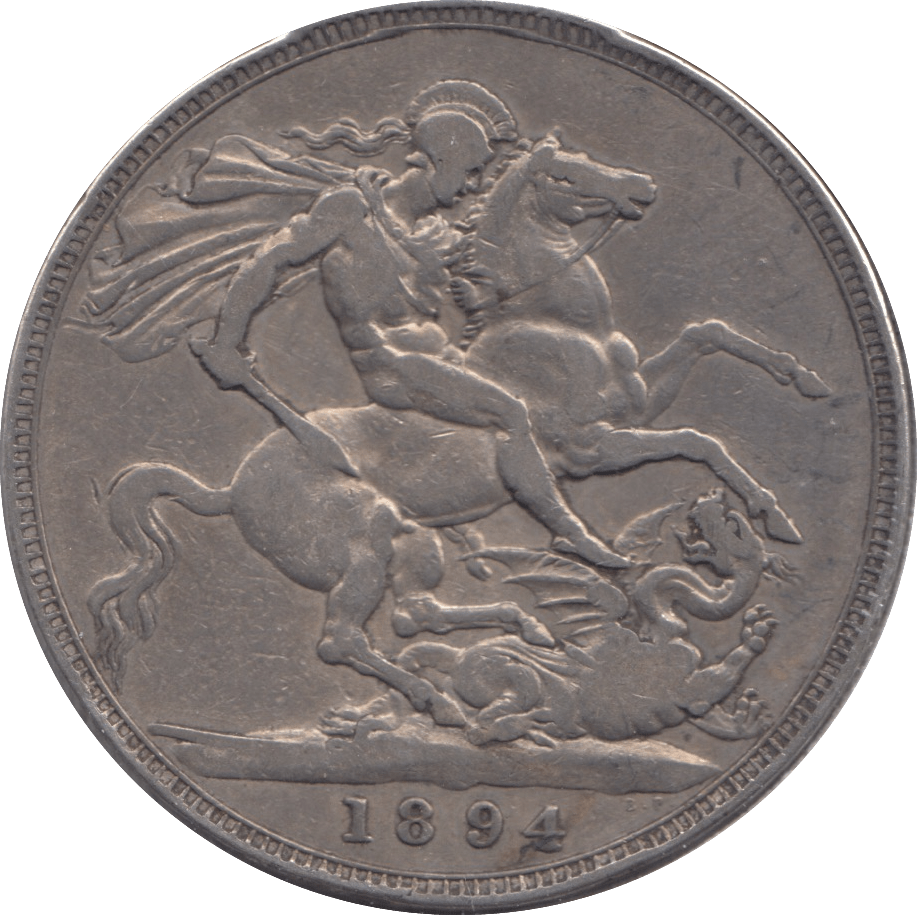 1894 CROWN ( FINE ) - CROWN - Cambridgeshire Coins