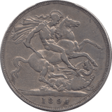 1894 CROWN ( FINE ) - CROWN - Cambridgeshire Coins