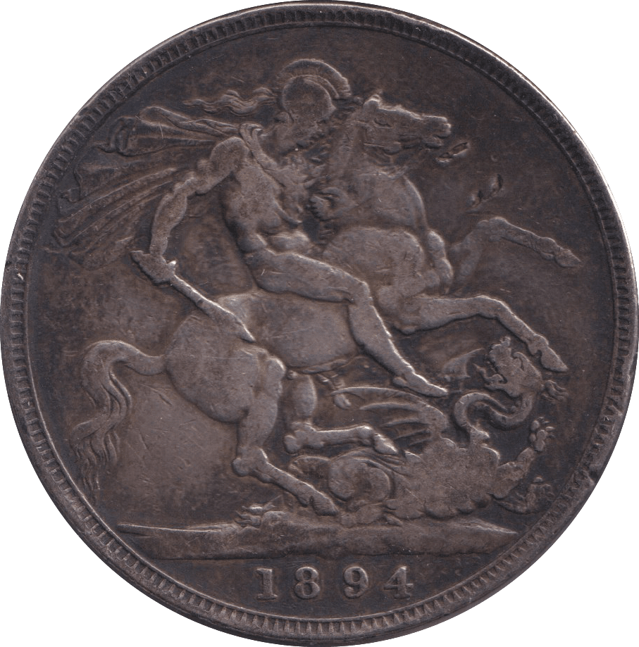 1894 CROWN ( FINE ) - CROWN - Cambridgeshire Coins
