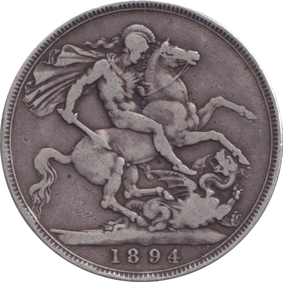 1894 CROWN ( FINE ) - CROWN - Cambridgeshire Coins