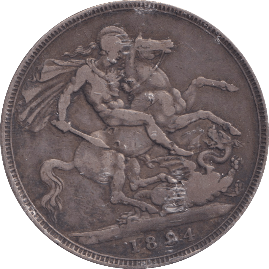 1894 CROWN ( FINE ) LVIII B - CROWN - Cambridgeshire Coins