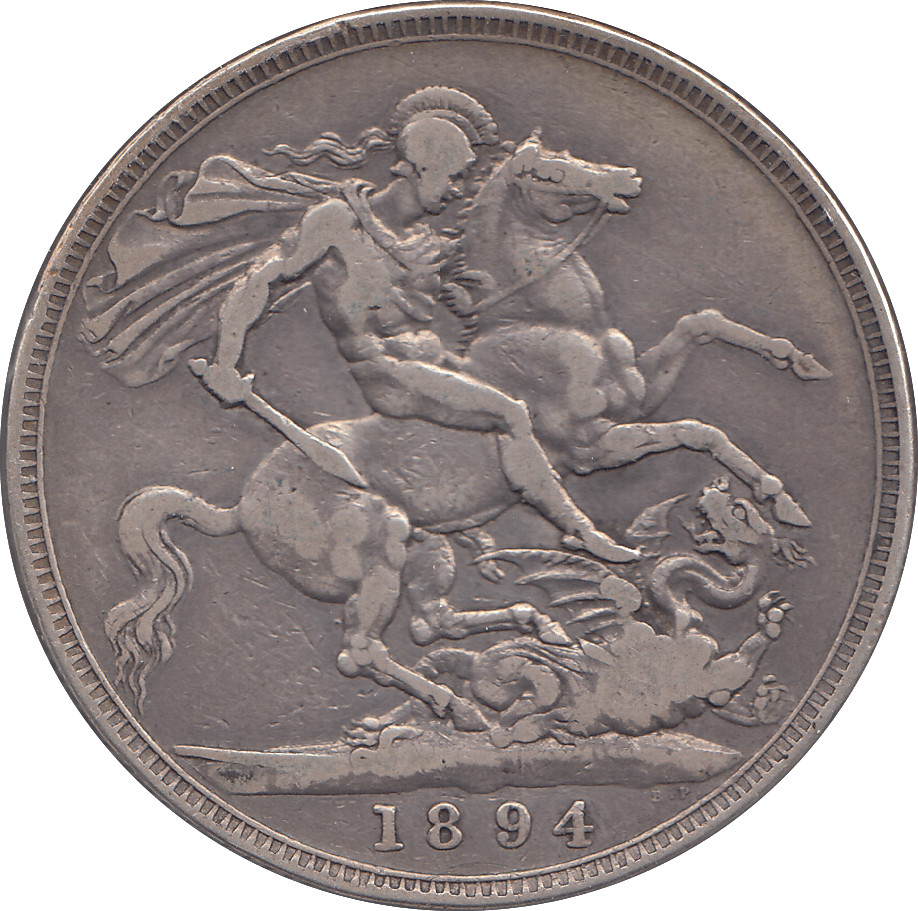 1894 CROWN ( FINE ) LVIII - CROWN - Cambridgeshire Coins