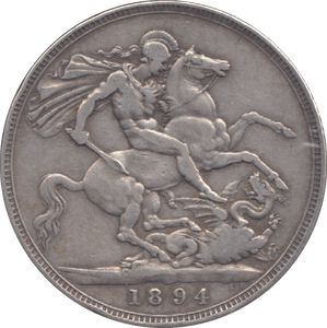1894 CROWN ( GF ) - CROWN - Cambridgeshire Coins