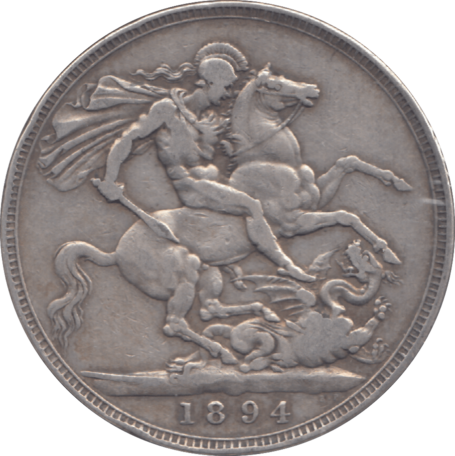 1894 CROWN ( GF ) - CROWN - Cambridgeshire Coins