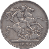 1894 CROWN ( GF ) - CROWN - Cambridgeshire Coins