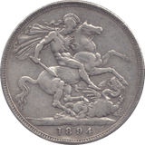 1894 CROWN ( GF ) - CROWN - Cambridgeshire Coins
