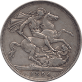 1894 CROWN ( GF ) - CROWN - Cambridgeshire Coins