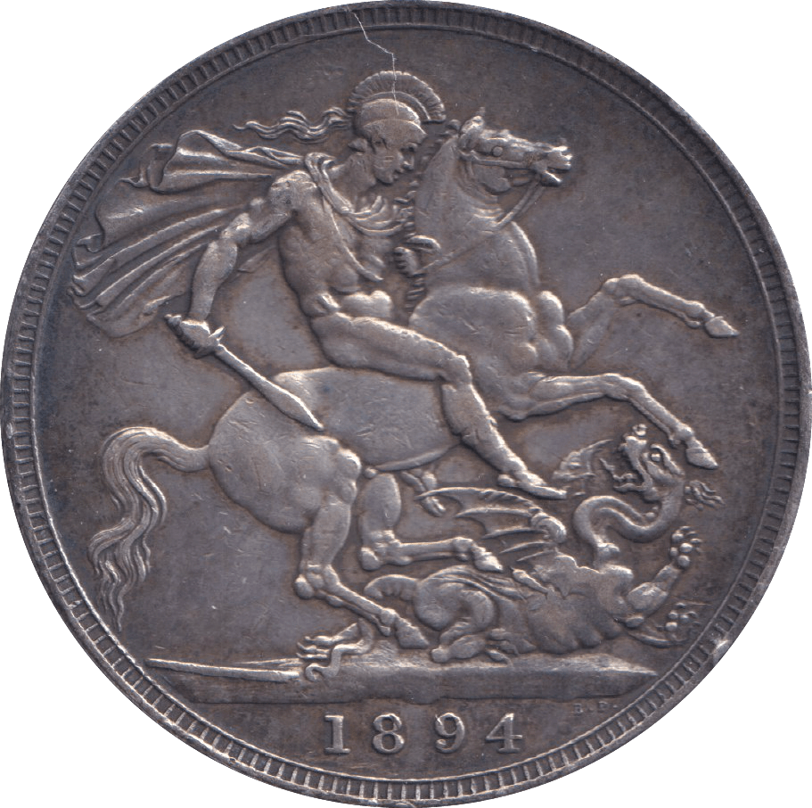 1894 CROWN ( GF ) - CROWN - Cambridgeshire Coins