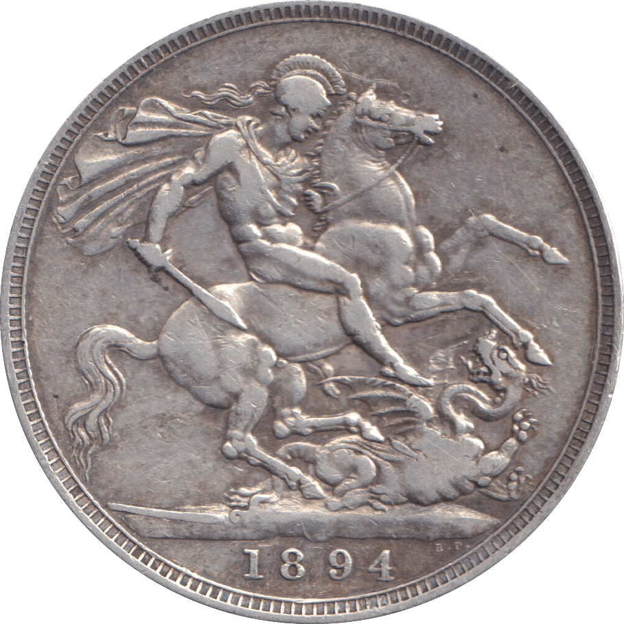 1894 CROWN ( GF ) - CROWN - Cambridgeshire Coins