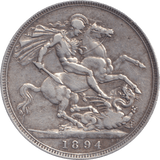 1894 CROWN ( GF ) - CROWN - Cambridgeshire Coins
